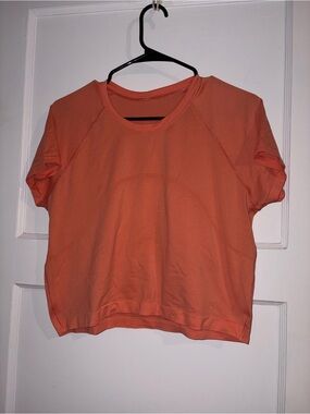Lululemon crop swiftly size 14 Short-Sleeve